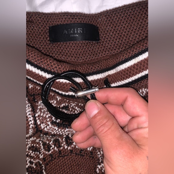 Brown Amiri bandana basketball shorts. Size small for men - Picture 2 of 6